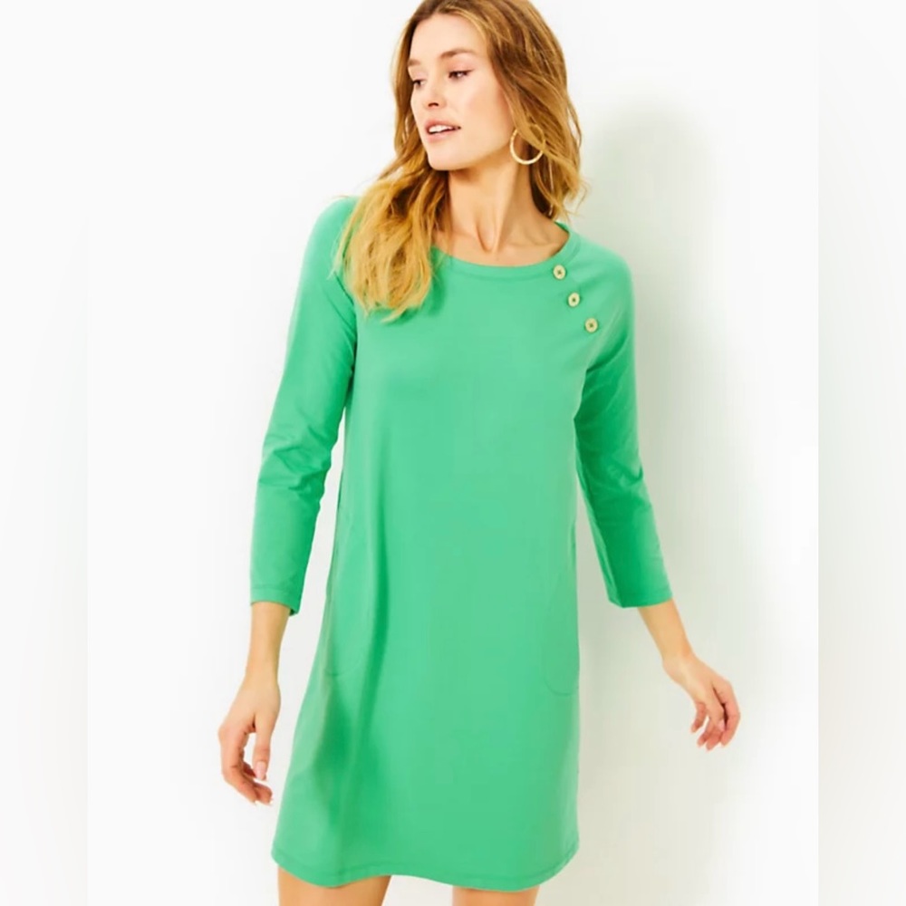 Lilly Pulitzer Kaelin UPF 50+ Dress, Spearmint Green XL